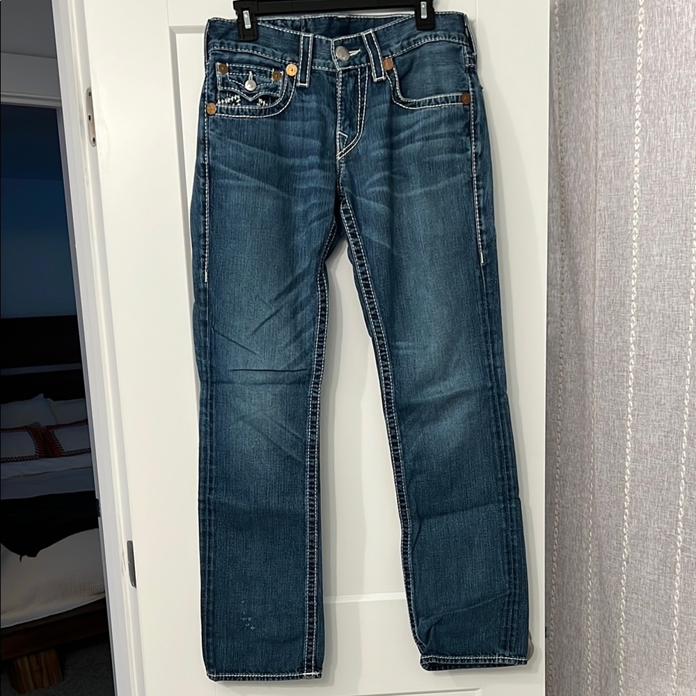 True Religion Men's Blue Jeans